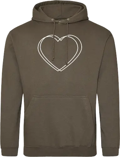 VVP Herz - weiß - Standard Hoodie