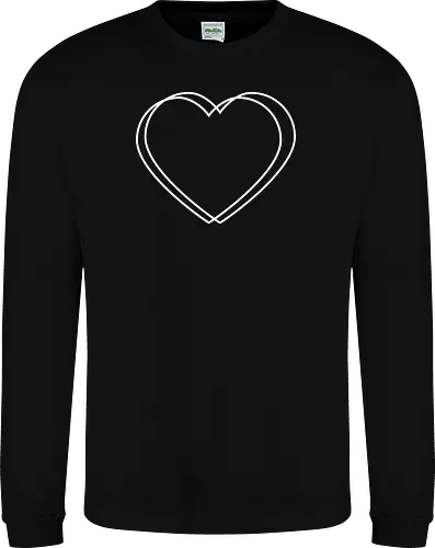 VVP Herz - weiß - Sweatshirt