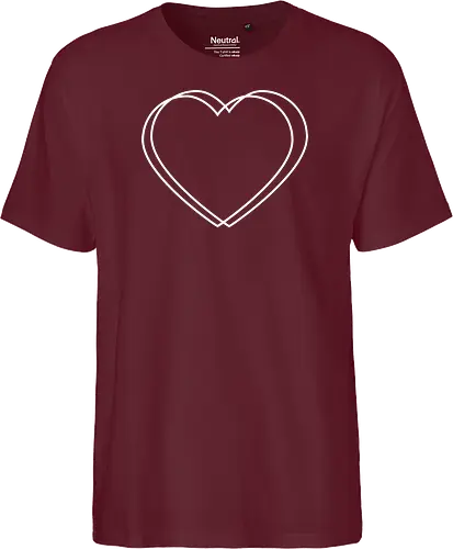 VVP Herz - weiß - Fairtrade T-Shirt