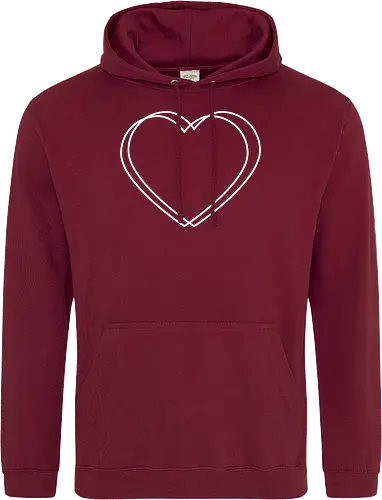 VVP Herz - weiß - Standard Hoodie