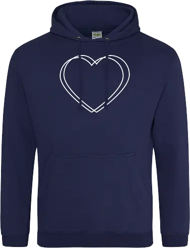 VVP Herz - weiß - Standard Hoodie