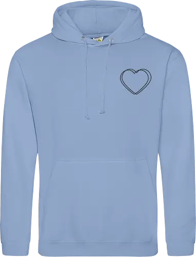 VVP Herz - schwarz - Pocket - Standard Hoodie