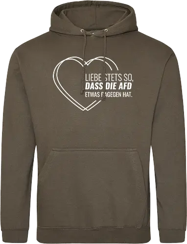 Liebe stets so... - weiß - Standard Hoodie
