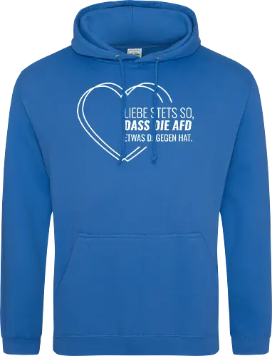 Liebe stets so... - weiß - Standard Hoodie