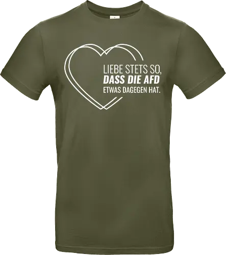 Liebe stets so... - weiß - Standard T-Shirt