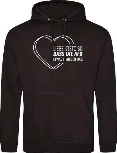 Liebe stets so... - weiß - Standard Hoodie