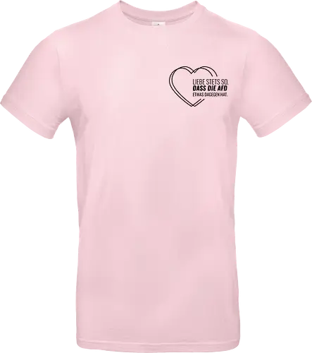 Liebe stets so... - schwarz - Pocket - Standard T-Shirt