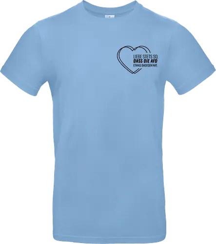Liebe stets so... - schwarz - Pocket - Standard T-Shirt