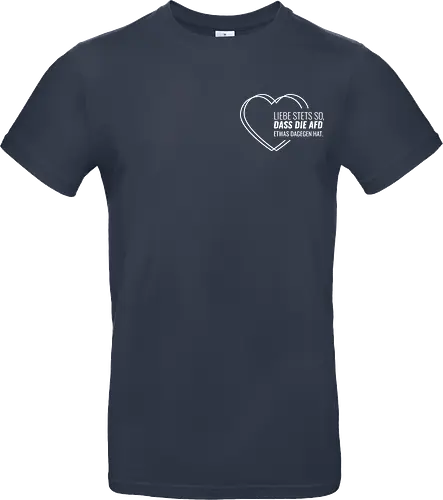 Liebe stets so... - weiß - Pocket - Standard T-Shirt