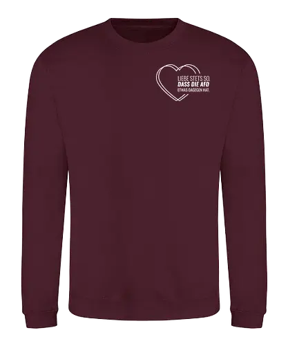 Liebe stets so... - weiß - Pocket - Sweatshirt