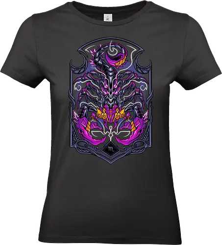 great scorpio zodiac  - zodiac, scorpio, scorpion, poison, Symbiote, mushroom, psycadelic, art, magic, cool, logo, mascot, illustration, wild, beast, horror, halloween - Standard T-Shirt (Frauen)