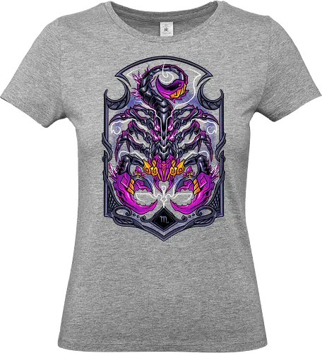 great scorpio zodiac  - zodiac, scorpio, scorpion, poison, Symbiote, mushroom, psycadelic, art, magic, cool, logo, mascot, illustration, wild, beast, horror, halloween - Standard T-Shirt (Frauen)