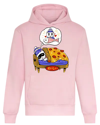 sleeping beauty  - cat, busy, kitty, fun, funny, cute, animal, catlover, fish, pizza, pizzalover, animal, food, culinary, meme, cartoon - Heavyweight Hoodie