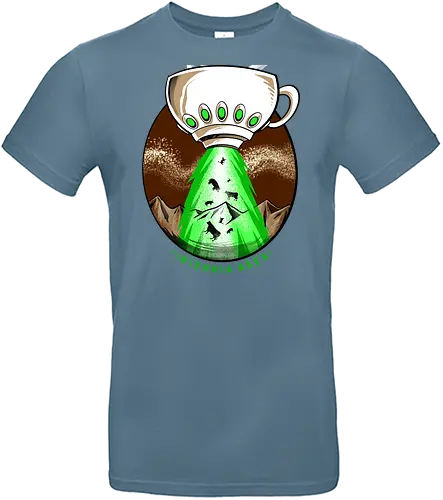 good infected - coffee, caffeine, cool, latte, cafe, insomnia, drink, happy, ufo, alien, scifi, fantasy, horror, halloween, sleep, insomnia - Standard T-Shirt