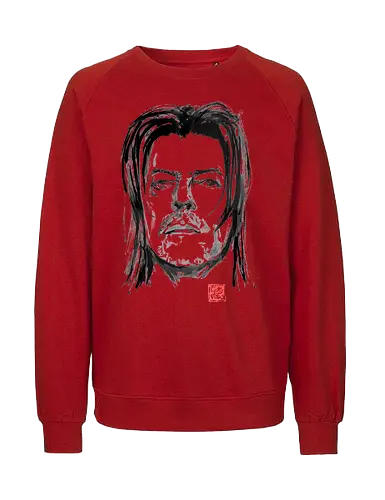 david bowie - david bowie, sumie, japan - Fairtrade Sweatshirt