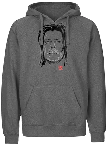 david bowie - david bowie, sumie, japan - Fairtrade Hoodie