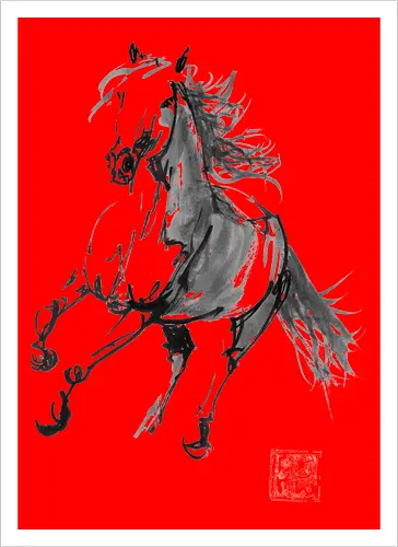 horse running