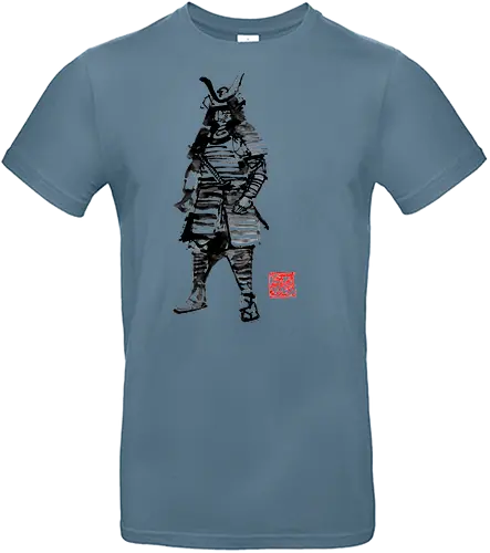 samurai tough - samurai, japan, sumie, armor - Standard T-Shirt