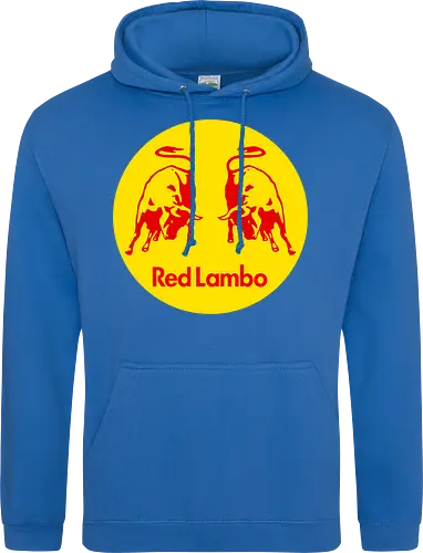 Red Lambo Vintage Art