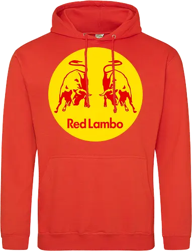 Red Lambo Vintage Art