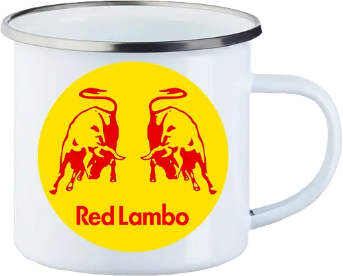 Red Lambo Vintage Art