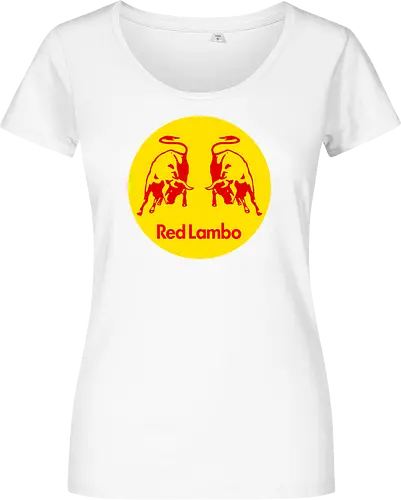 Red Lambo Vintage Art