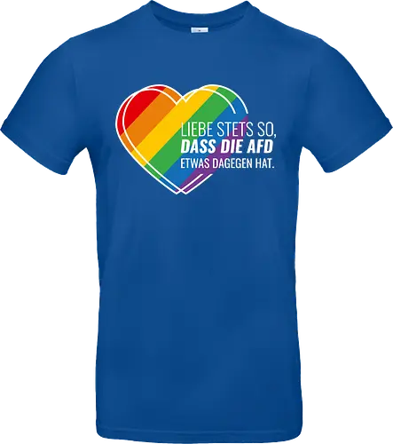 Liebe stets so... Pride Herz - weiß - Standard T-Shirt