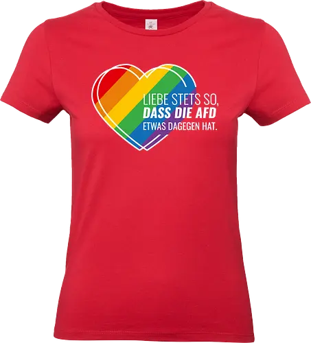 Liebe stets so... Pride Herz - weiß