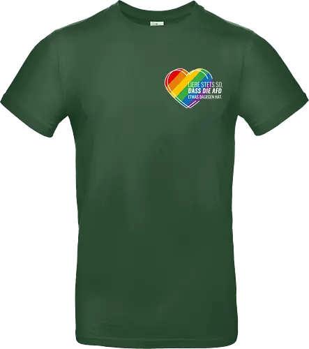 Liebe stets so... Pride Herz - weiß - Pocket - Standard T-Shirt