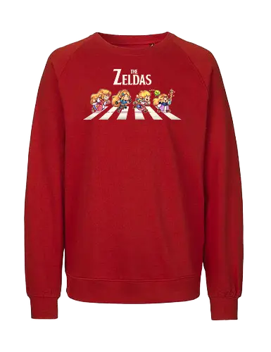 The Princess - princess, Hero of Time, Princess, abbey road, beatles, rpg - Fairtrade Sweatshirt
