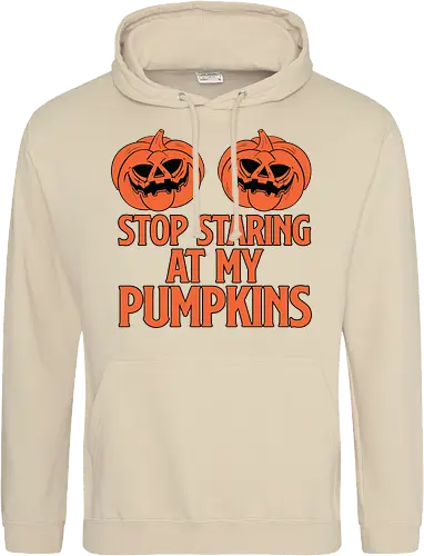 STOP STARING AT MY PUMPKINS