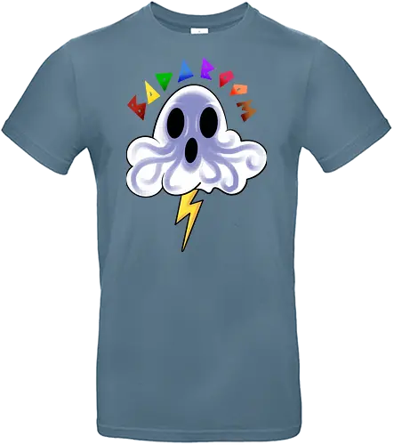 badaboom  - ghost, cloud, fun, funny, cute, cool, rainbow, colorful, boo, chulthu, octopus - Standard T-Shirt