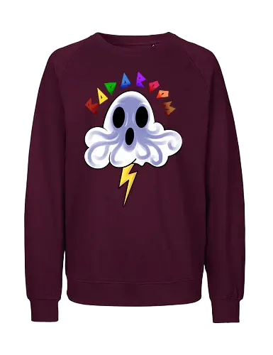 badaboom  - ghost, cloud, fun, funny, cute, cool, rainbow, colorful, boo, chulthu, octopus - Fairtrade Sweatshirt