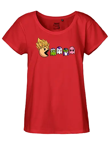 eat like super saiyan  - Retrogaming, game, arcade, songoku, Dragon, villain, superhero, heroes, cool, adventure, 90s - Fairtrade Girl Shirt