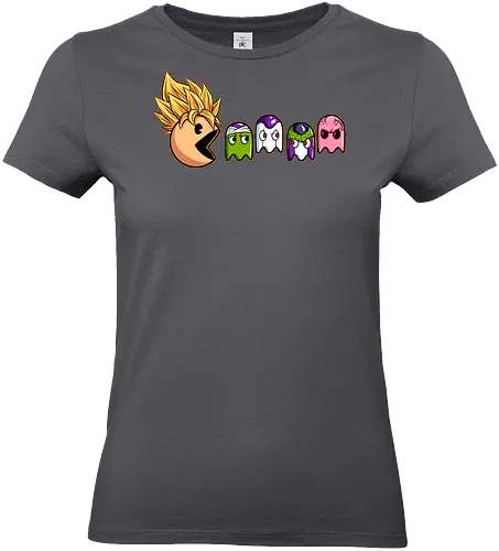 eat like super saiyan  - Retrogaming, game, arcade, songoku, Dragon, villain, superhero, heroes, cool, adventure, 90s - Standard T-Shirt (Frauen)