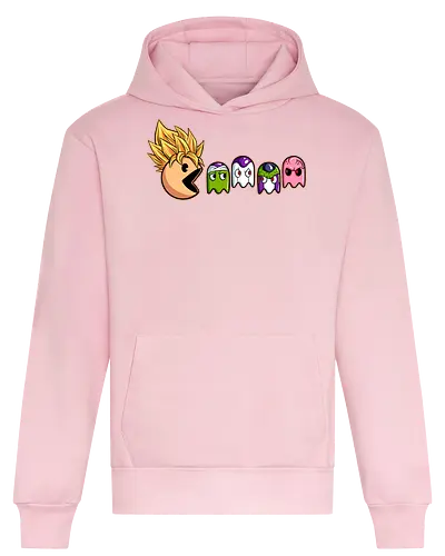 eat like super saiyan  - Retrogaming, game, arcade, songoku, Dragon, villain, superhero, heroes, cool, adventure, 90s - Heavyweight Hoodie