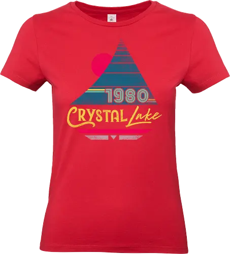 Crystal Lake Visions - Crystal Lake, 80s, 1980, horror, friday the 13th - Standard T-Shirt (Frauen)