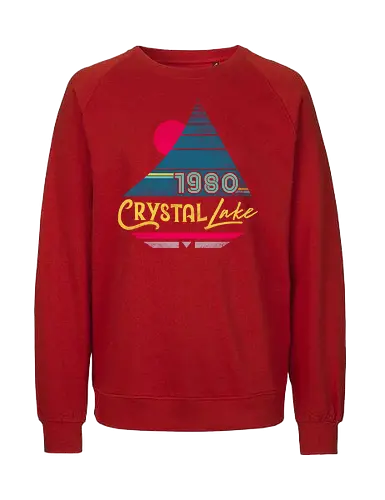 Crystal Lake Visions - Crystal Lake, 80s, 1980, horror, friday the 13th - Fairtrade Sweatshirt