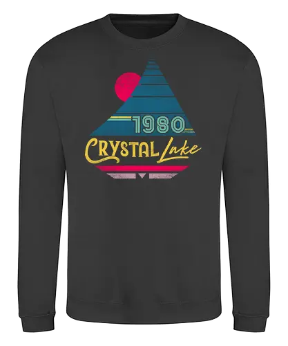 Crystal Lake Visions - Crystal Lake, 80s, 1980, horror, friday the 13th - Sweatshirt