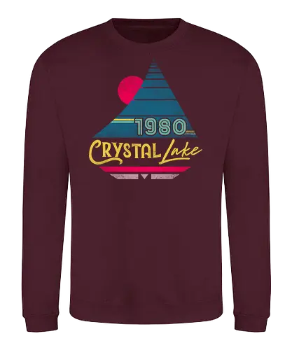 Crystal Lake Visions - Crystal Lake, 80s, 1980, horror, friday the 13th - Sweatshirt