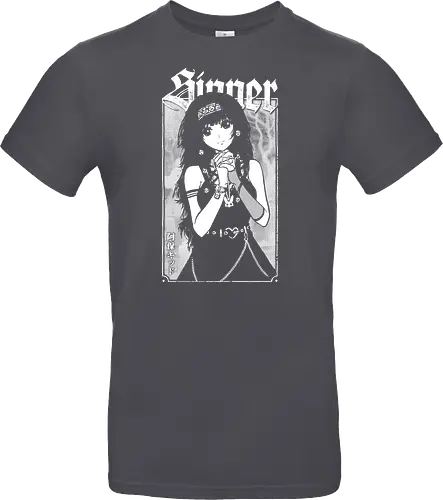 Anime Goth Girl - goth, anime, goth girl, anime girl, waifu, alluka, born sinner, manga, gothic, weeb, otaku, hxh, parody, humor, crossover - Standard T-Shirt