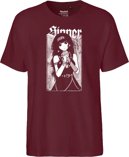 Anime Goth Girl - goth, anime, goth girl, anime girl, waifu, alluka, born sinner, manga, gothic, weeb, otaku, hxh, parody, humor, crossover - Fairtrade T-Shirt