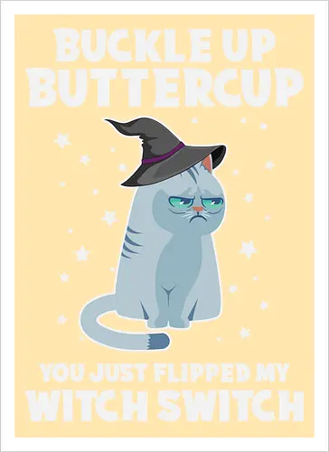 Buckle up buttercup, you just flipped my witch switch