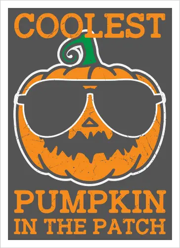 Coolest Pumpkin in the Patch orange