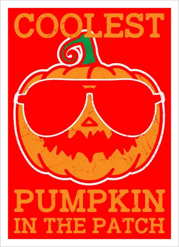 Coolest Pumpkin in the Patch orange