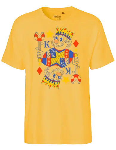 Mushroom king - mario, Mario, game, geek, nerd, op - Fairtrade T-Shirt