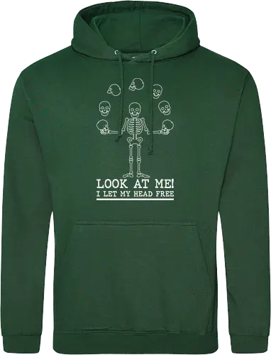 LOOK AT ME! I LET MY HEAD FREE.