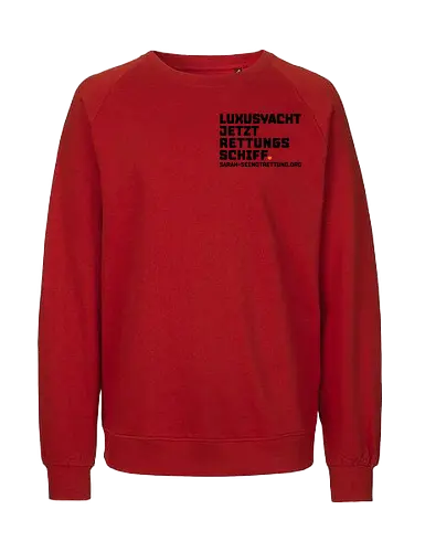 Luxusyacht mit Herz - Fairtrade Sweatshirt