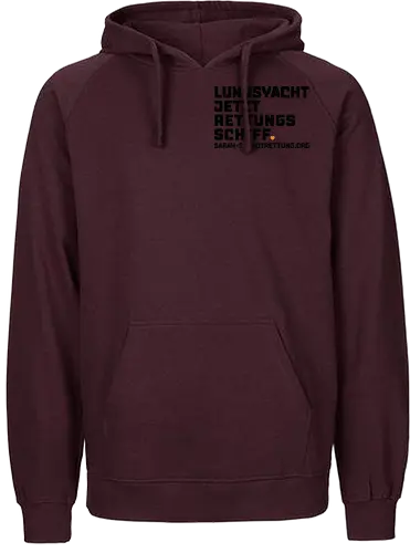Luxusyacht mit Herz - Fairtrade Hoodie