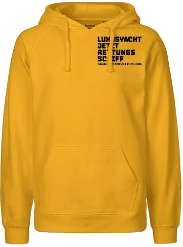 Luxusyacht mit Herz - Fairtrade Hoodie